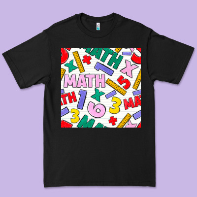 Math Seamless Pattern Premium Tee Designed By Bundleandbundleshop