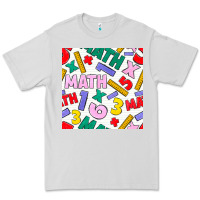 Dove Grey math seamless pattern Premium Tee - BundleAndBundleShop