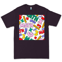 Plum math seamless pattern Premium Tee - BundleAndBundleShop