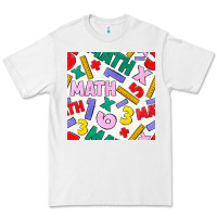 White math seamless pattern Premium Tee - BundleAndBundleShop
