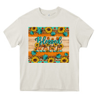 Cream Blessed mama Heavy Core Tee - Artiststas