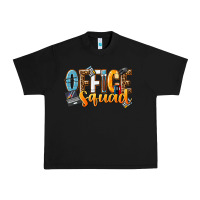 Black office squad Urban Heavy Tee - NancyCooperArtShop