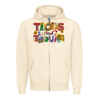 Sandshell Tacos and tequila Zipper Hoodie - NancyCooperArtShop