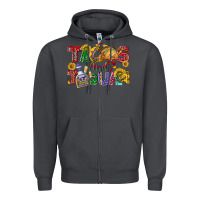 Smoke Tacos and tequila Zipper Hoodie - NancyCooperArtShop