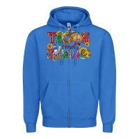True Royal Tacos and tequila Zipper Hoodie - NancyCooperArtShop