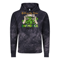 Cloud Black rolling up some shamrock spirit Vintage Hoodie - MaliasSmallBusiness