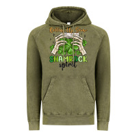 Rolling Up Some Shamrock Spirit Vintage Hoodie | Teevron
