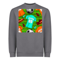 Storm soccer ball uniform and shoes seamless pattern Heavyweight Sweatshirt - BundleAndBundleShop