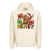 Tofu ho ho ho heifer Premium Hoodie - CowGirlArtShop
