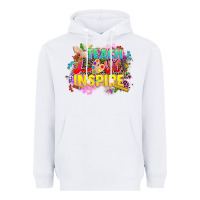 White teach love inspire Heavyweight Hoodie - CowGirlArtShop