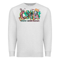 Oatmeal Heather certified nursing assistant Premium Sweatshirt - CowGirlArtShop