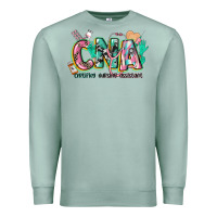 Seafoam certified nursing assistant Premium Sweatshirt - CowGirlArtShop