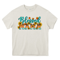 Cream Blessed Mama Heavy Core Tee - Artiststas