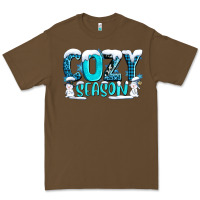 Cacao cozy season with snowman ado Premium Tee - AdoDesignShop