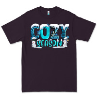 Plum cozy season with snowman ado Premium Tee - AdoDesignShop