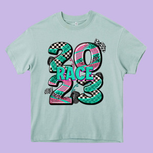 Race  2023 Heavy Core Tee Designed By Adodesignshop
