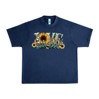 Navy love like jesus sunflowers Urban Heavy Tee - NancyCooperArtShop