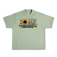 Oil Green love like jesus sunflowers Urban Heavy Tee - NancyCooperArtShop