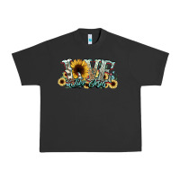 Pigment Black love like jesus sunflowers Urban Heavy Tee - NancyCooperArtShop