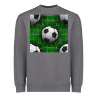 Storm soccer ball with goal nets seamless pattern Heavyweight Sweatshirt - BundleAndBundleShop