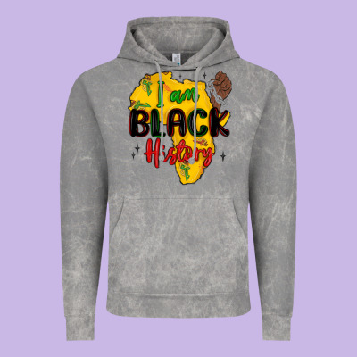 I Am Black History Vintage Hoodie Designed By Maliassmallbusiness