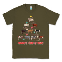 Army Green mooey christmas Classic Tee - MaliasSmallBusiness