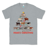 Heather Grey mooey christmas Classic Tee - MaliasSmallBusiness