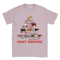 Lilac mooey christmas Classic Tee - MaliasSmallBusiness
