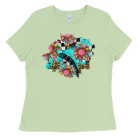 Matcha race sunflower patches Ladies Tee - AdoDesignShop
