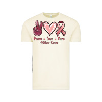 Vintage Arctic Peace love cure Uterine Cancer Vintage Tee - NancyCooperArtShop