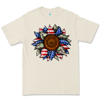 Bone sunflower american flag Premium Tee - JahusDesignShop