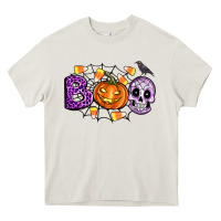 Cream Boo halloween Heavy Core Tee - Artiststas