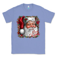 Colony Blue merry Christmas santa Classic Tee - CowhideDigitalArt