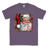 Lavender merry Christmas santa Classic Tee - CowhideDigitalArt