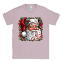 Lilac merry Christmas santa Classic Tee - CowhideDigitalArt