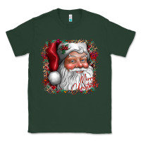 Sports Green merry Christmas santa Classic Tee - CowhideDigitalArt
