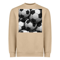 Mushroom soccer seamless pattern Heavyweight Sweatshirt - BundleAndBundleShop