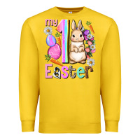 Lemon My first Easter Girl Easter Day Premium Sweatshirt - HowdyJamesFarm