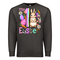 Smoke My first Easter Girl Easter Day Premium Sweatshirt - HowdyJamesFarm