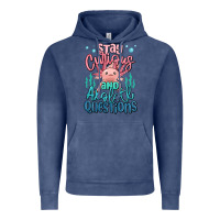 Vintage Denim stay curious and axolotl questions Vintage Hoodie - MaliasSmallBusiness