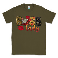 Army Green boss lady with money Classic Tee - NancyCooperArtShop