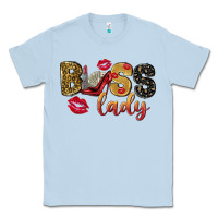Dusty Blue boss lady with money Classic Tee - NancyCooperArtShop