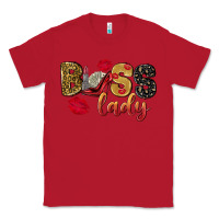 Red boss lady with money Classic Tee - NancyCooperArtShop
