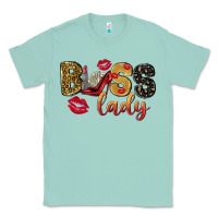 Seafoam boss lady with money Classic Tee - NancyCooperArtShop