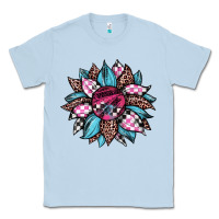 Dusty Blue race leopard sunflower Classic Tee - JahusDesignShop