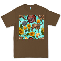 Cacao farm seamless pattern Premium Tee - BundleAndBundleShop
