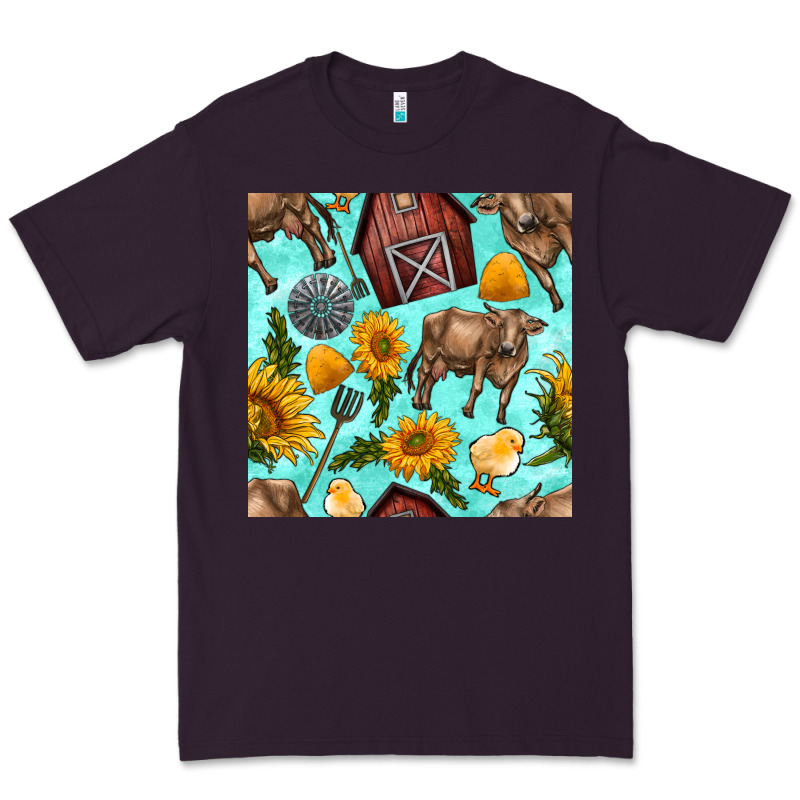 Farm Seamless Pattern Premium Tee by BundleAndBundleShop | Teevron