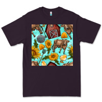 Plum farm seamless pattern Premium Tee - BundleAndBundleShop