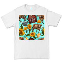 White farm seamless pattern Premium Tee - BundleAndBundleShop