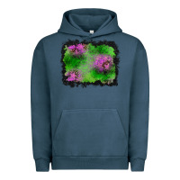 Pigment Midnight Navy halloween spooky stars background Urban Hoodie - BundleAndBundleShop